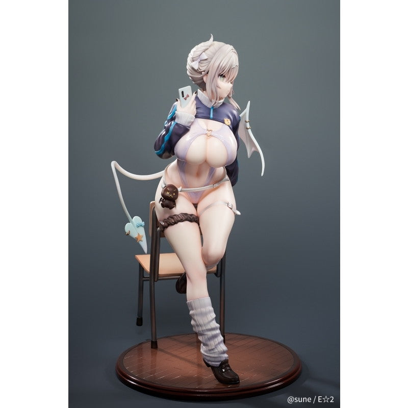 【新品即納】[FIG] クリアしおり&色紙付属 無口系ギャルサキュバス 篠宮ユキ(しのみやゆき) Illustrated by sune original illust(オリジナルイラスト) 1/6 完成品 フィギュア HobbyChaton(20260430)