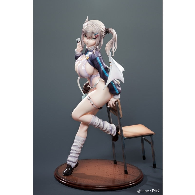 【新品即納】[FIG] クリアしおり&色紙付属 無口系ギャルサキュバス 篠宮ユキ(しのみやゆき) Illustrated by sune original illust(オリジナルイラスト) 1/6 完成品 フィギュア HobbyChaton(20260430)