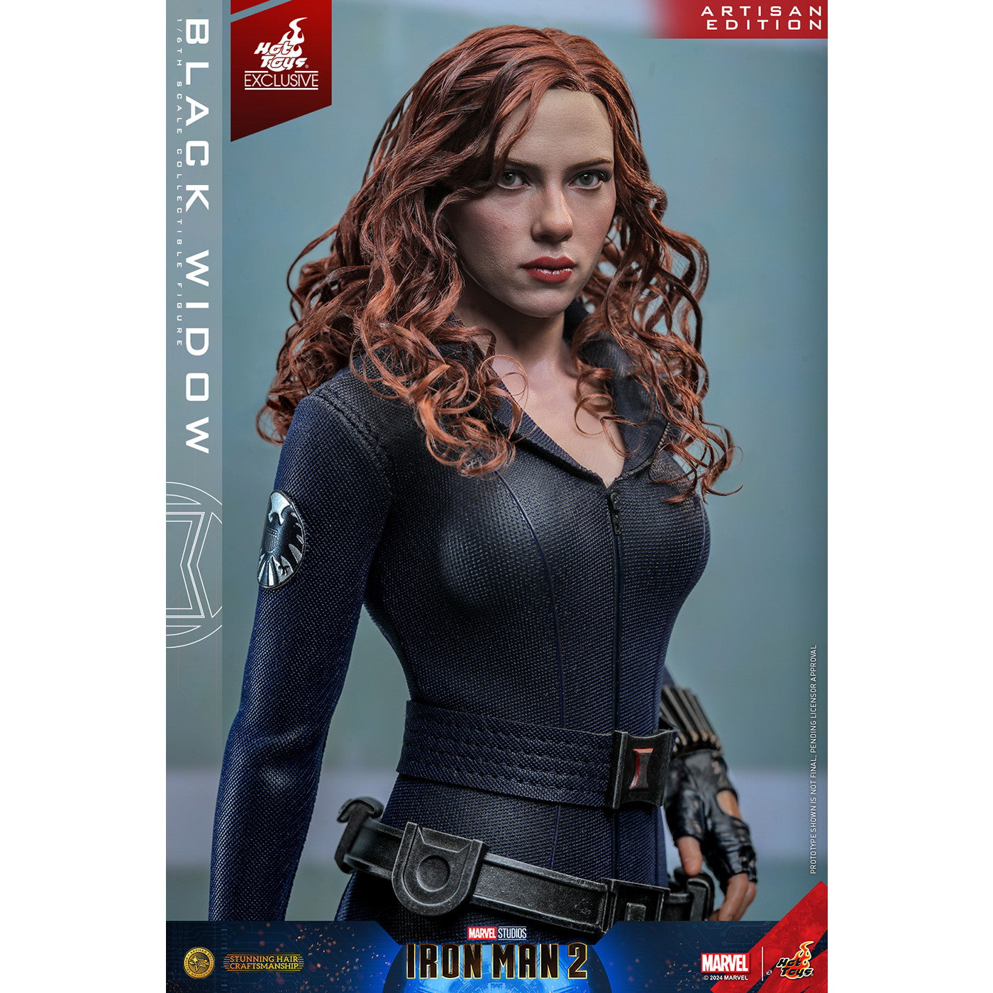 【新品即納】[FIG] ムービー・マスターピース アルチザン ブラック・ウィドウ アイアンマン2 1/6 完成品 可動フィギュア(MM#757AE) ホットトイズ(20250930)