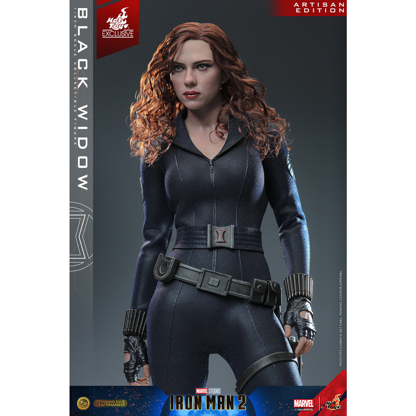【新品即納】[FIG] ムービー・マスターピース アルチザン ブラック・ウィドウ アイアンマン2 1/6 完成品 可動フィギュア(MM#757AE) ホットトイズ(20250930)