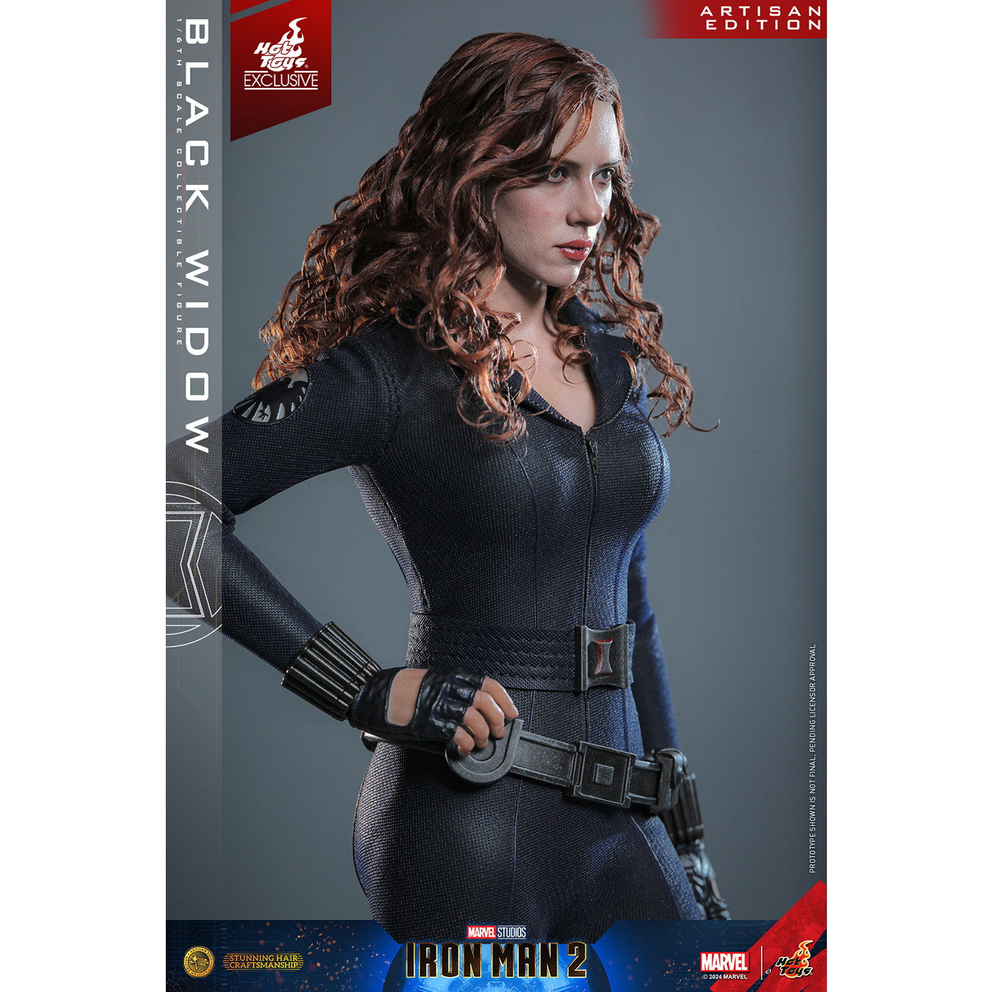【新品即納】[FIG] ムービー・マスターピース アルチザン ブラック・ウィドウ アイアンマン2 1/6 完成品 可動フィギュア(MM#757AE) ホットトイズ(20250930)