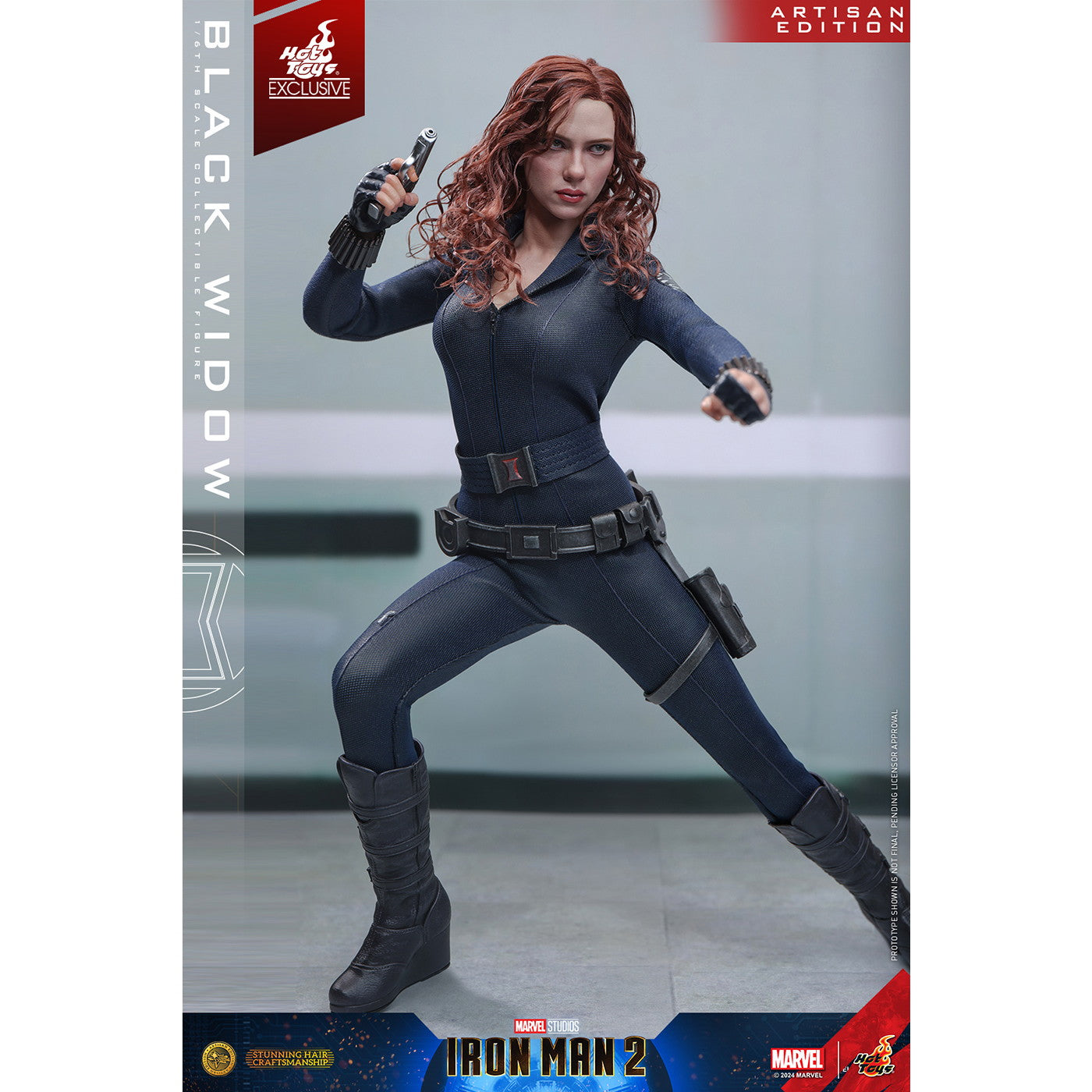 【新品即納】[FIG] ムービー・マスターピース アルチザン ブラック・ウィドウ アイアンマン2 1/6 完成品 可動フィギュア(MM#757AE) ホットトイズ(20250930)