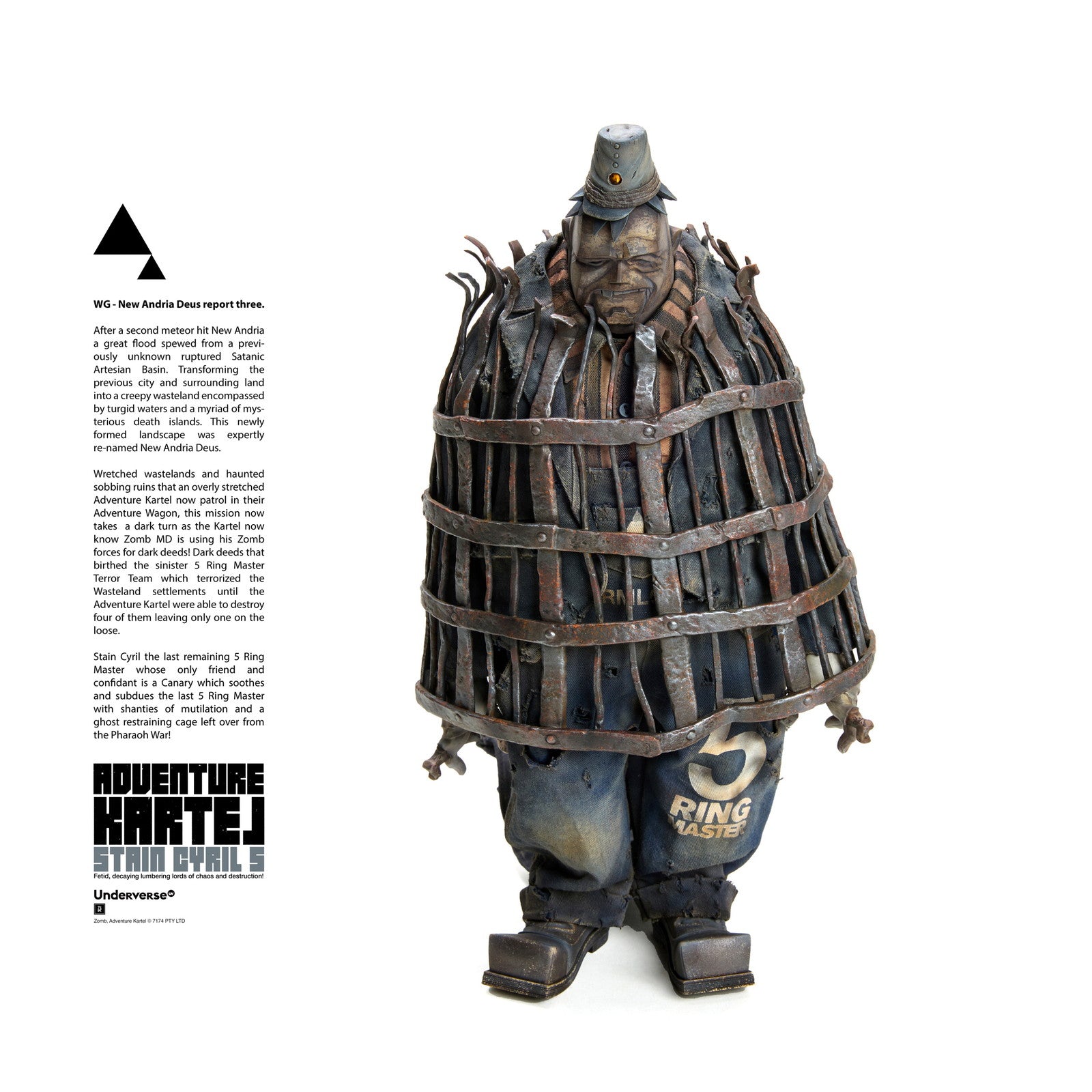 【予約安心出荷】[FIG] 5 RING MASTER - STAIN CYRIL(ファイブリングマスター ステインセロ) ADVENTURE KARTEL(アドベンチャーカルテル) 1/6 完成品 可動フィギュア Underverse(アンダーバース)(2026年6月)