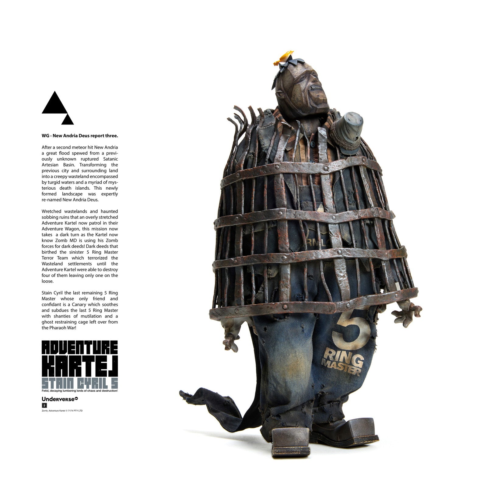 【予約安心出荷】[FIG] 5 RING MASTER - STAIN CYRIL(ファイブリングマスター ステインセロ) ADVENTURE KARTEL(アドベンチャーカルテル) 1/6 完成品 可動フィギュア Underverse(アンダーバース)(2026年6月)