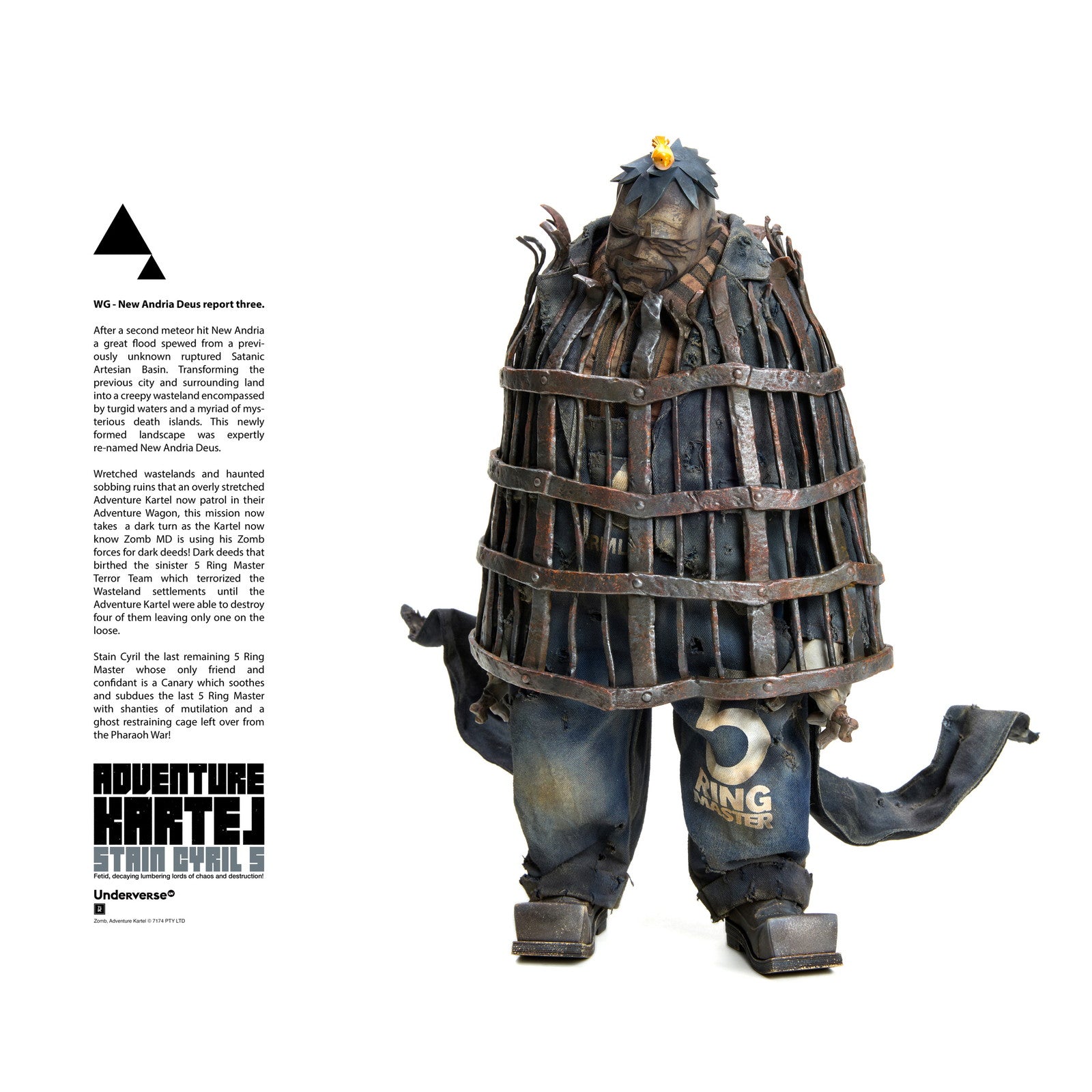 【予約安心出荷】[FIG] 5 RING MASTER - STAIN CYRIL(ファイブリングマスター ステインセロ) ADVENTURE KARTEL(アドベンチャーカルテル) 1/6 完成品 可動フィギュア Underverse(アンダーバース)(2026年6月)