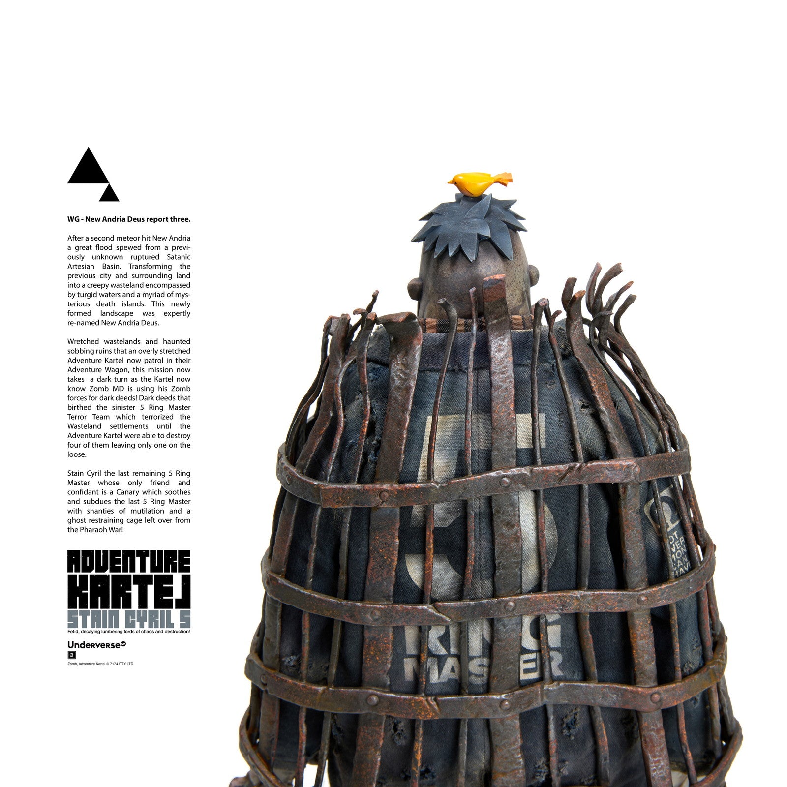 【予約安心出荷】[FIG] 5 RING MASTER - STAIN CYRIL(ファイブリングマスター ステインセロ) ADVENTURE KARTEL(アドベンチャーカルテル) 1/6 完成品 可動フィギュア Underverse(アンダーバース)(2026年6月)