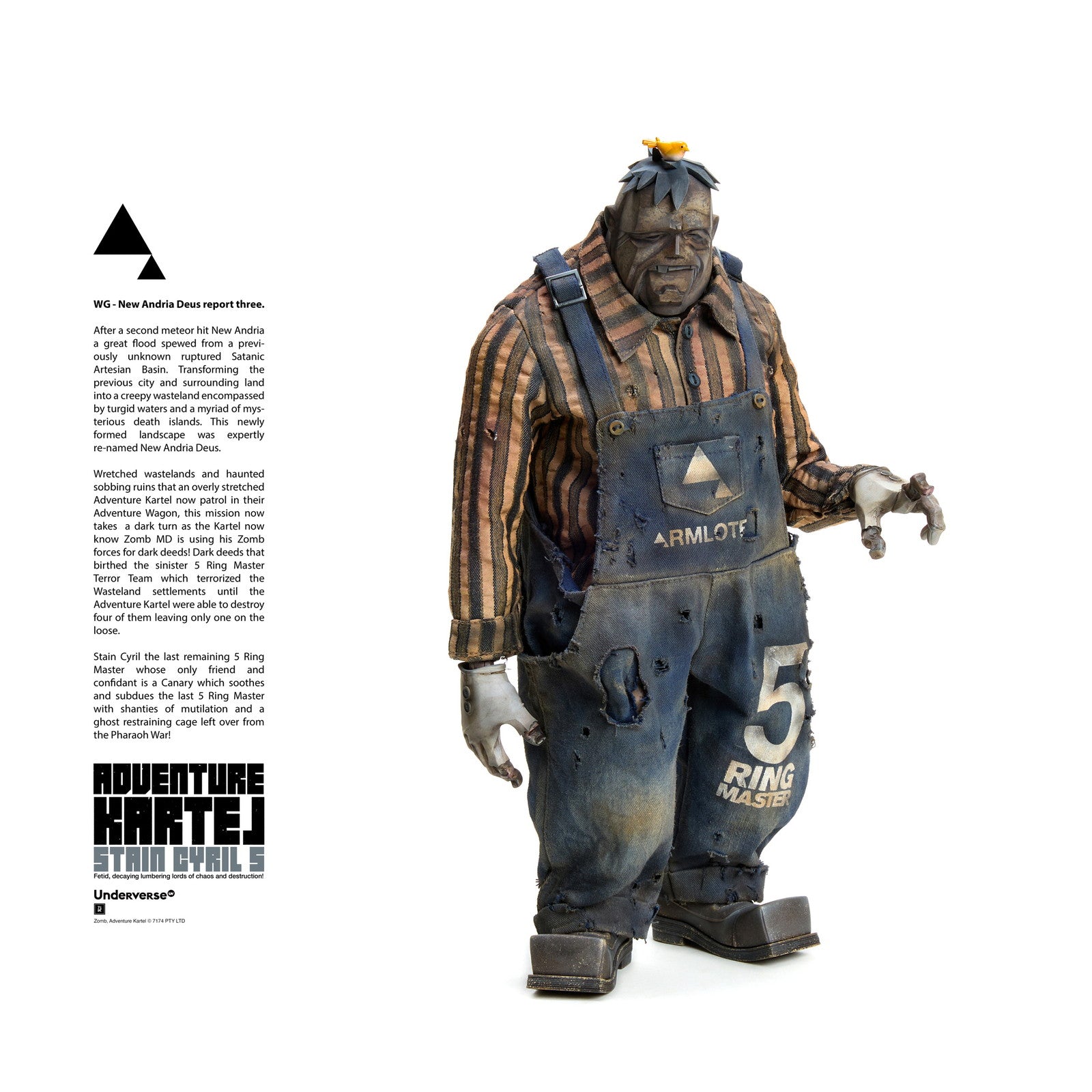 【予約安心出荷】[FIG] 5 RING MASTER - STAIN CYRIL(ファイブリングマスター ステインセロ) ADVENTURE KARTEL(アドベンチャーカルテル) 1/6 完成品 可動フィギュア Underverse(アンダーバース)(2026年6月)