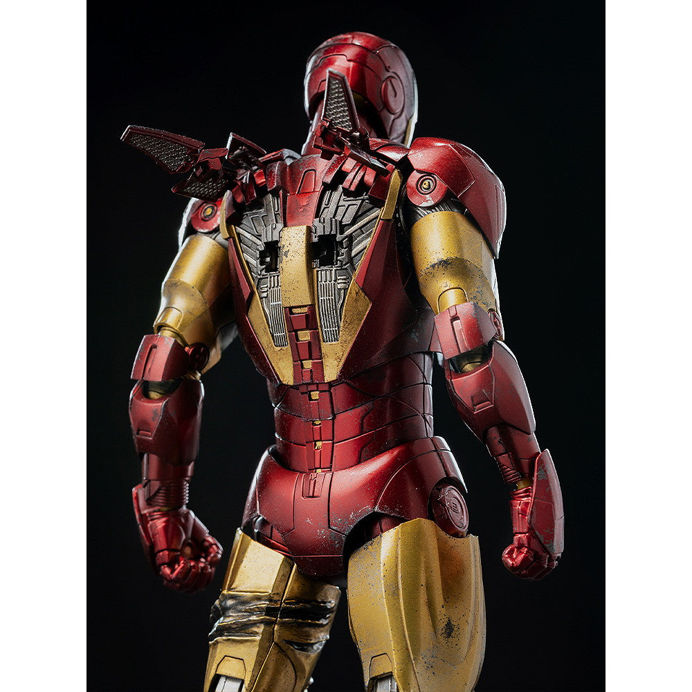 【中古即納】[FIG] DLX Iron Man Mark 6(Battle Damaged)(アイアンマン・マーク6 バトルダメージ) Marvel Studios' The Infinity Saga(マーベル・スタジオの『インフィニティ・サーガ』) 1/12 完成品 可動フィギュア threezero(スリーゼロ)(20260621)