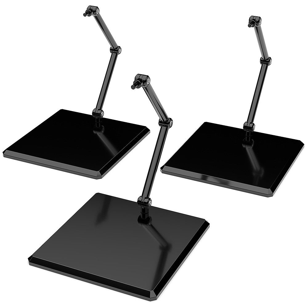 【新品即納】[FIG] THE シンプルスタンド×3 BLACK【フィギュア&模型用】 フィギュア用アクセサリ グッドスマイルカンパニー(20260212)