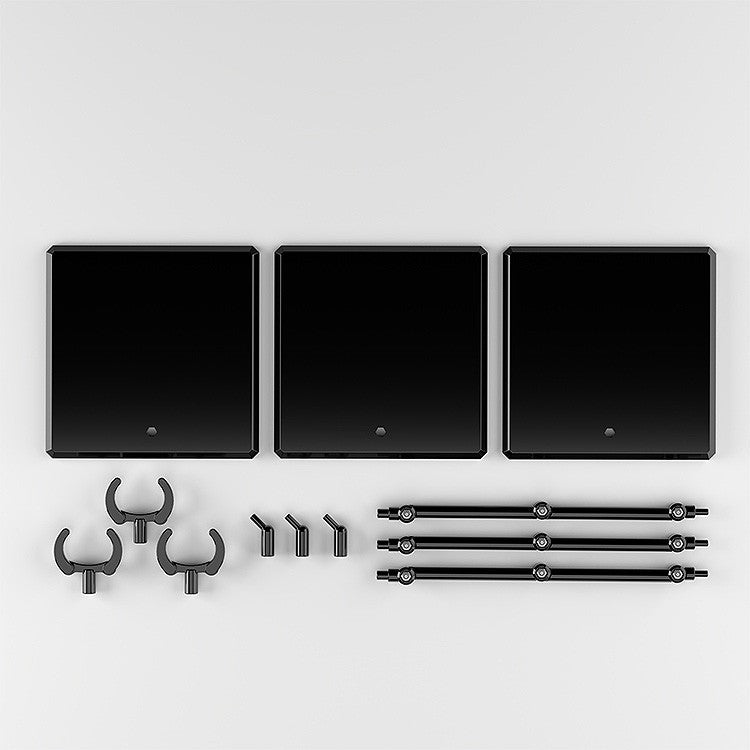 【新品】【お取り寄せ】[FIG] THE シンプルスタンド×3 BLACK【フィギュア&模型用】 フィギュア用アクセサリ グッドスマイルカンパニー(20260212)
