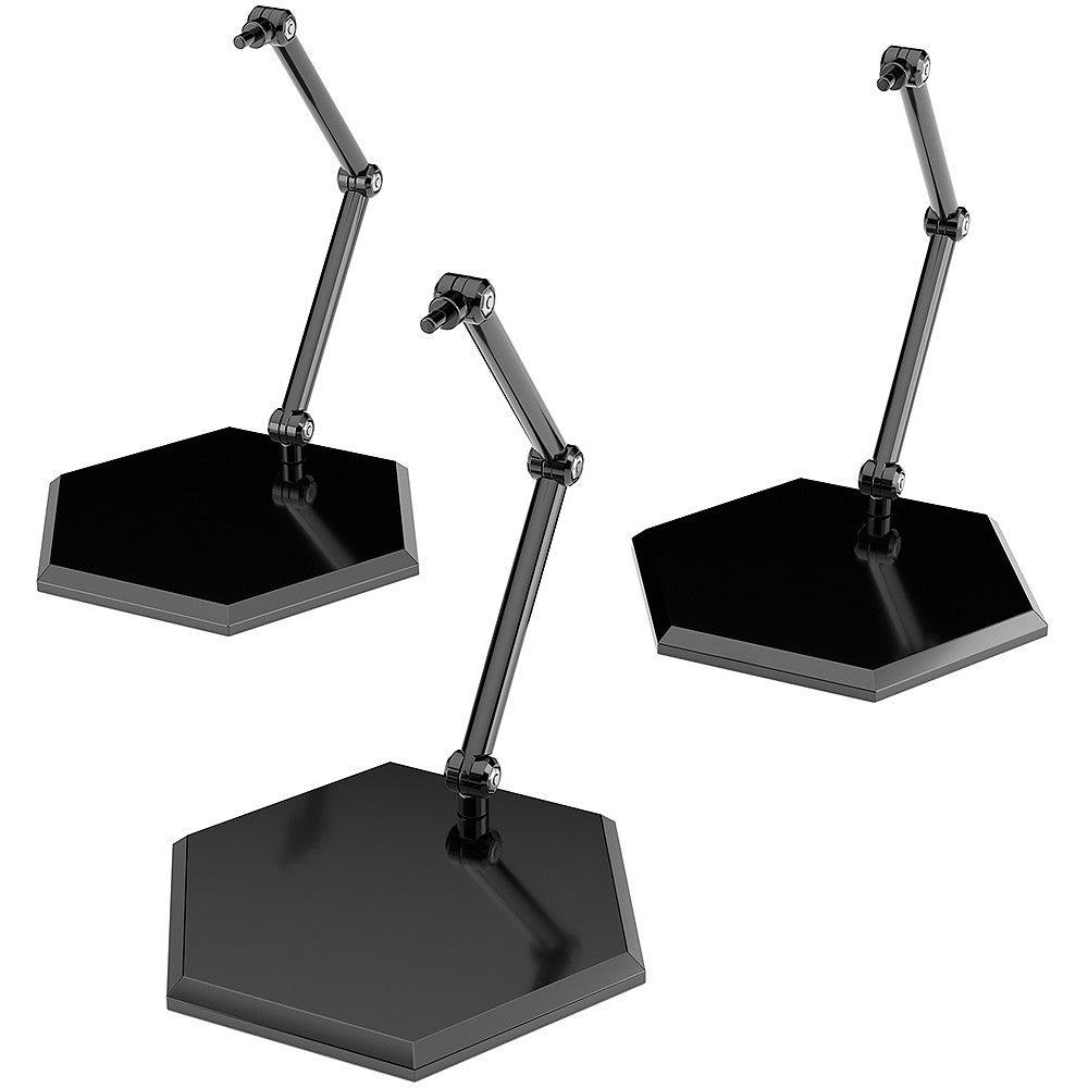 【新品】【お取り寄せ】[FIG] THE シンプルスタンド×3 BLACK【フィギュア&模型用】HEXタイプ フィギュア用アクセサリ グッドスマイルカンパニー(20260212)