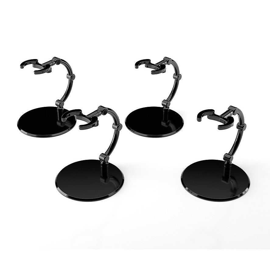 【新品即納】[FIG] THE シンプルスタンドmini×4 BLACK【小型フィギュア&ディフォルメフィギュア用】 フィギュア用アクセサリ グッドスマイルカンパニー(20260212)