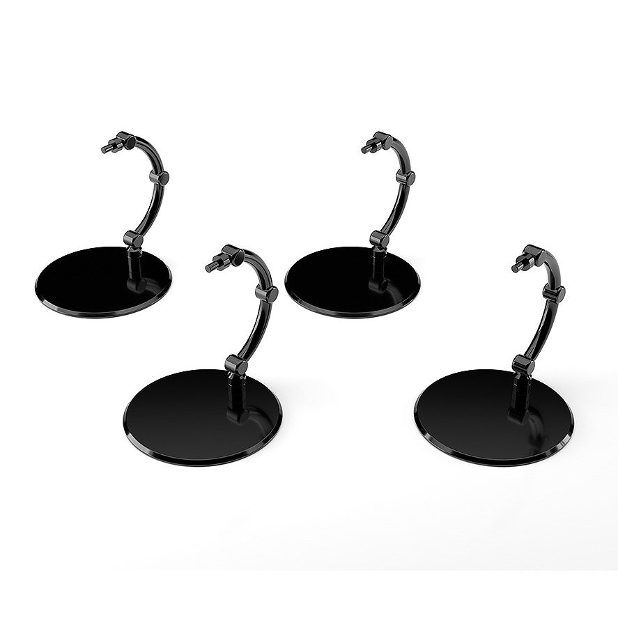 【新品】【お取り寄せ】[FIG] THE シンプルスタンドmini×4 BLACK【小型フィギュア&ディフォルメフィギュア用】 フィギュア用アクセサリ グッドスマイルカンパニー(20260212)