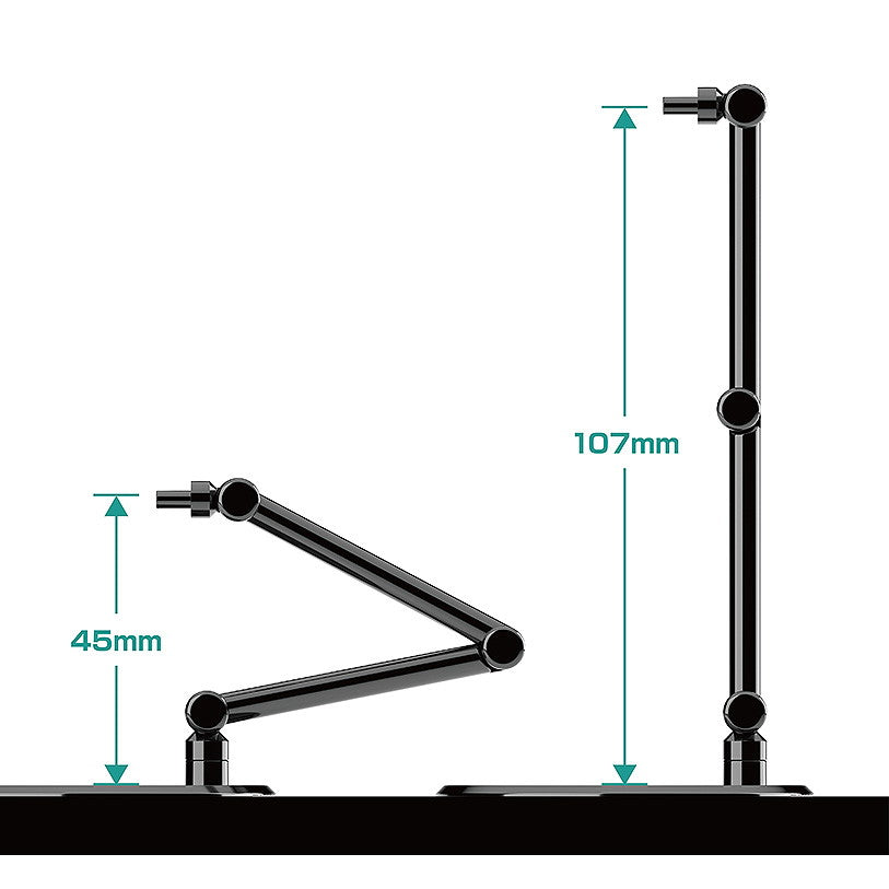 【新品】【お取り寄せ】[FIG] THE シンプルスタンドmini×4 BLACK【小型フィギュア&ディフォルメフィギュア用】 フィギュア用アクセサリ グッドスマイルカンパニー(20260212)