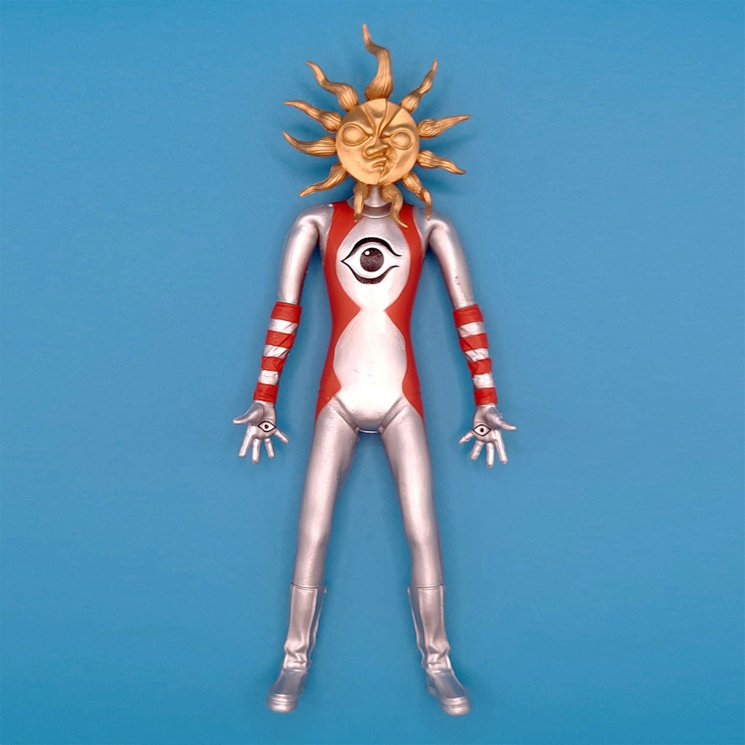 【中古即納】[FIG] (再販) 「タローマン」ベンダブルアクションフィギュア TAROMAN(タローマン) 岡本太郎式特撮活劇 完成品 海洋堂高知/南国堂(2026年3月)