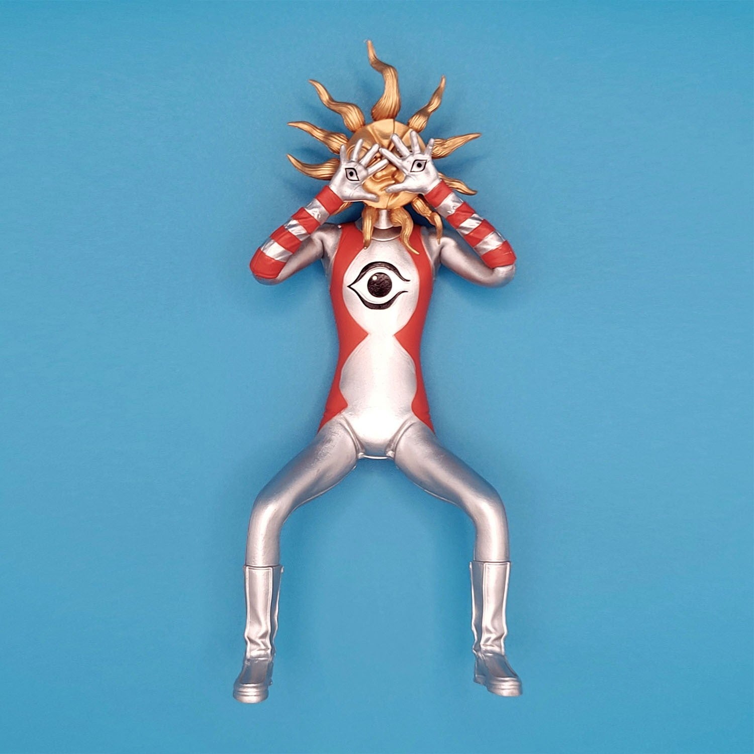 【中古即納】[FIG] (再販) 「タローマン」ベンダブルアクションフィギュア TAROMAN(タローマン) 岡本太郎式特撮活劇 完成品 海洋堂高知/南国堂(2026年3月)