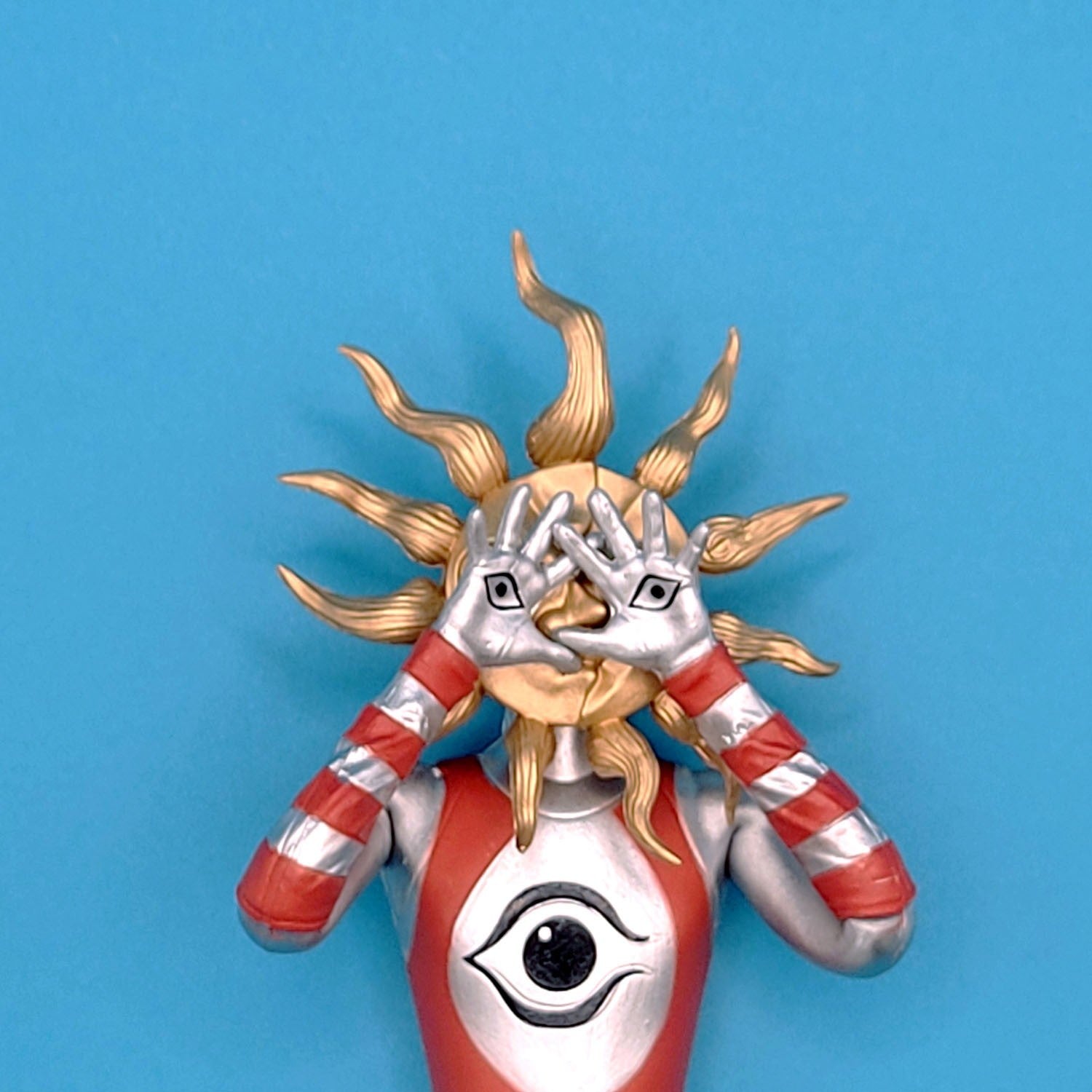 【中古即納】[FIG] (再販) 「タローマン」ベンダブルアクションフィギュア TAROMAN(タローマン) 岡本太郎式特撮活劇 完成品 海洋堂高知/南国堂(2026年3月)