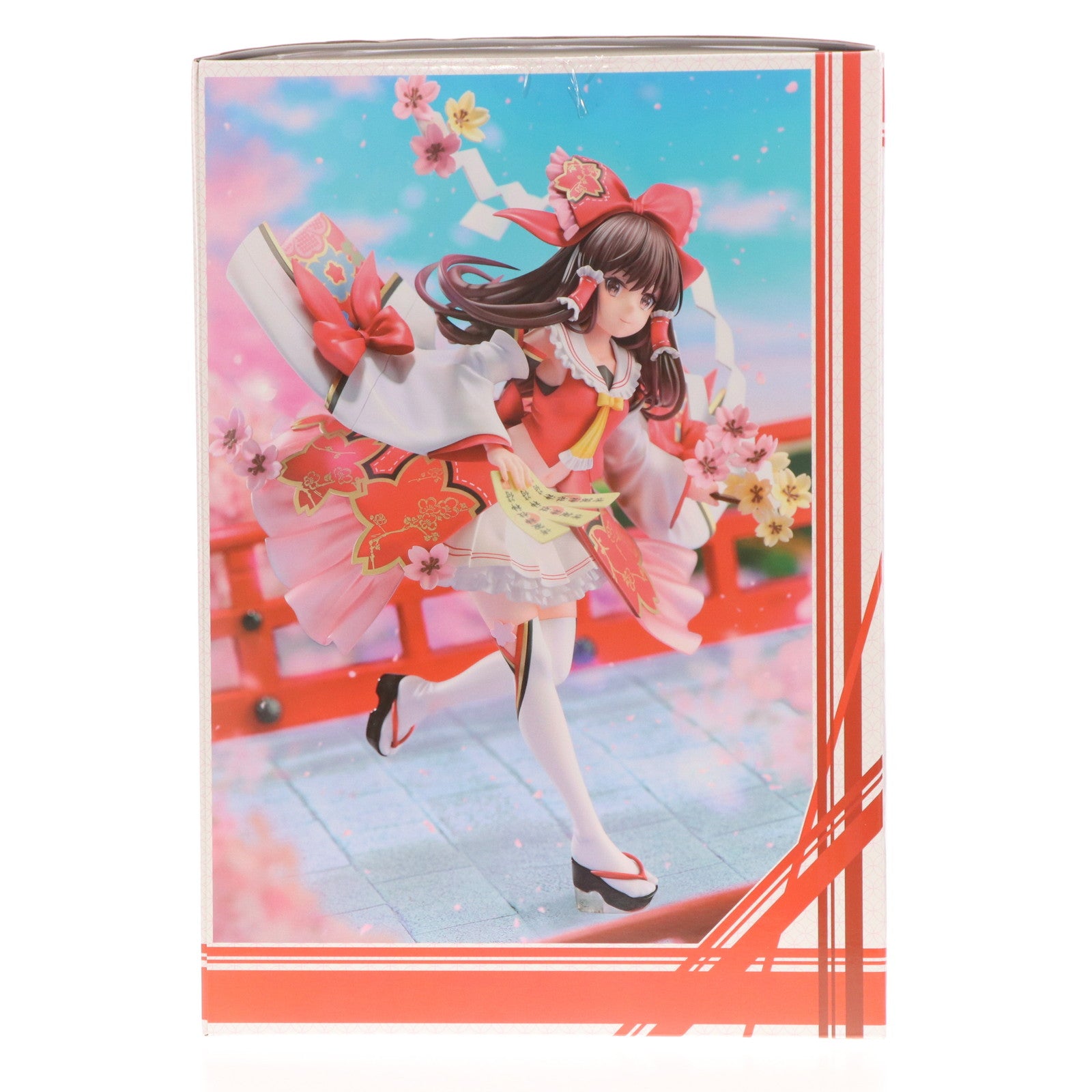【中古即納】[FIG] FURYU HOBBY MALL限定 博麗霊夢(はくれいれいむ) 特製背景パネル付き illustration by 藤ちょこ 東方Project 1/7 完成品 フィギュア(AMU-FNX1046) フリュー(20241231)