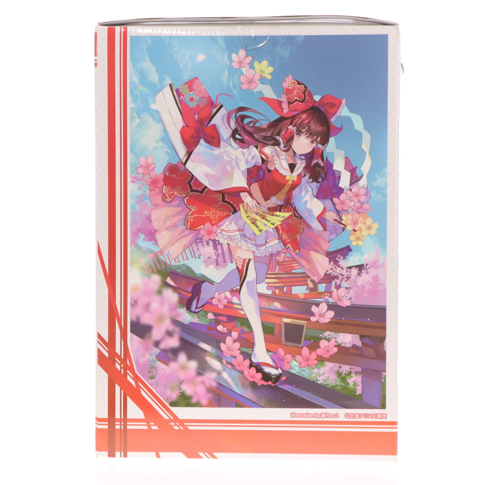 【中古即納】[FIG] FURYU HOBBY MALL限定 博麗霊夢(はくれいれいむ) 特製背景パネル付き illustration by 藤ちょこ 東方Project 1/7 完成品 フィギュア(AMU-FNX1046) フリュー(20241231)