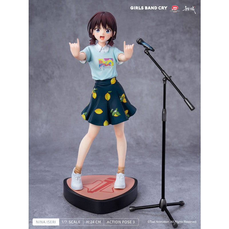 【中古即納】[FIG] カード付属 「夏を満喫して叫べ」シリーズ-NO.1-井芹仁菜(いせりにな) ガールズバンドクライ 1/7 完成品 フィギュア 妲域(ダーユ)(20260531)