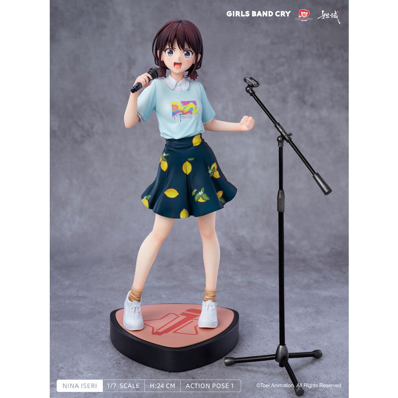 【中古即納】[FIG] カード付属 「夏を満喫して叫べ」シリーズ-NO.1-井芹仁菜(いせりにな) ガールズバンドクライ 1/7 完成品 フィギュア 妲域(ダーユ)(20260531)