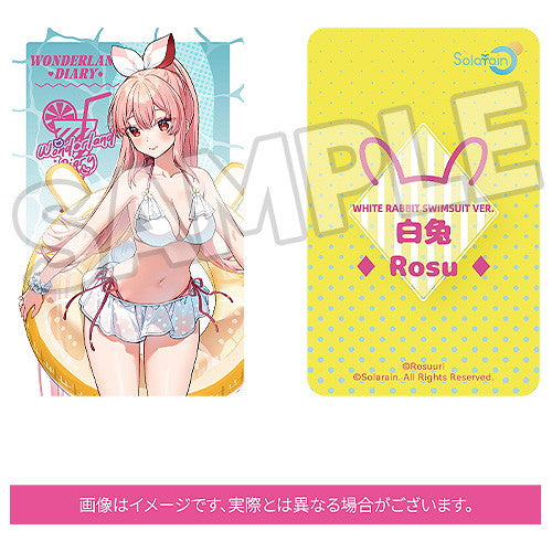 【予約安心出荷】[FIG] 初回限定特典付属 白いウサギRosu 水着Ver. Rosuuriオリジナルキャラクター 1/7 完成品 フィギュア Solarain(2026年10月)