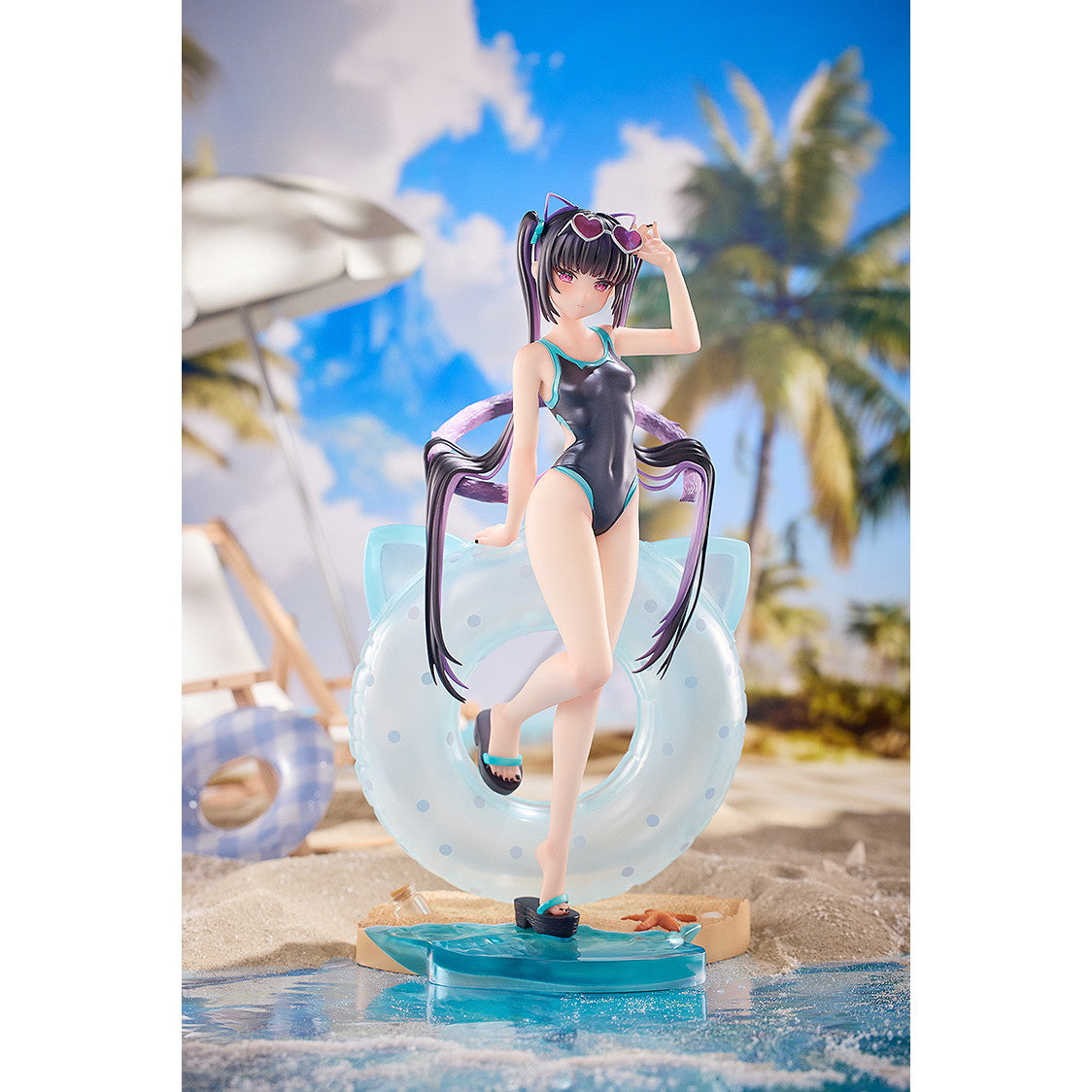 【予約安心出荷】[FIG] 初回限定特典付属 チェシャ猫Mika 水着Ver. Rosuuriオリジナルキャラクター 1/7 完成品 フィギュア Solarain(2026年10月)