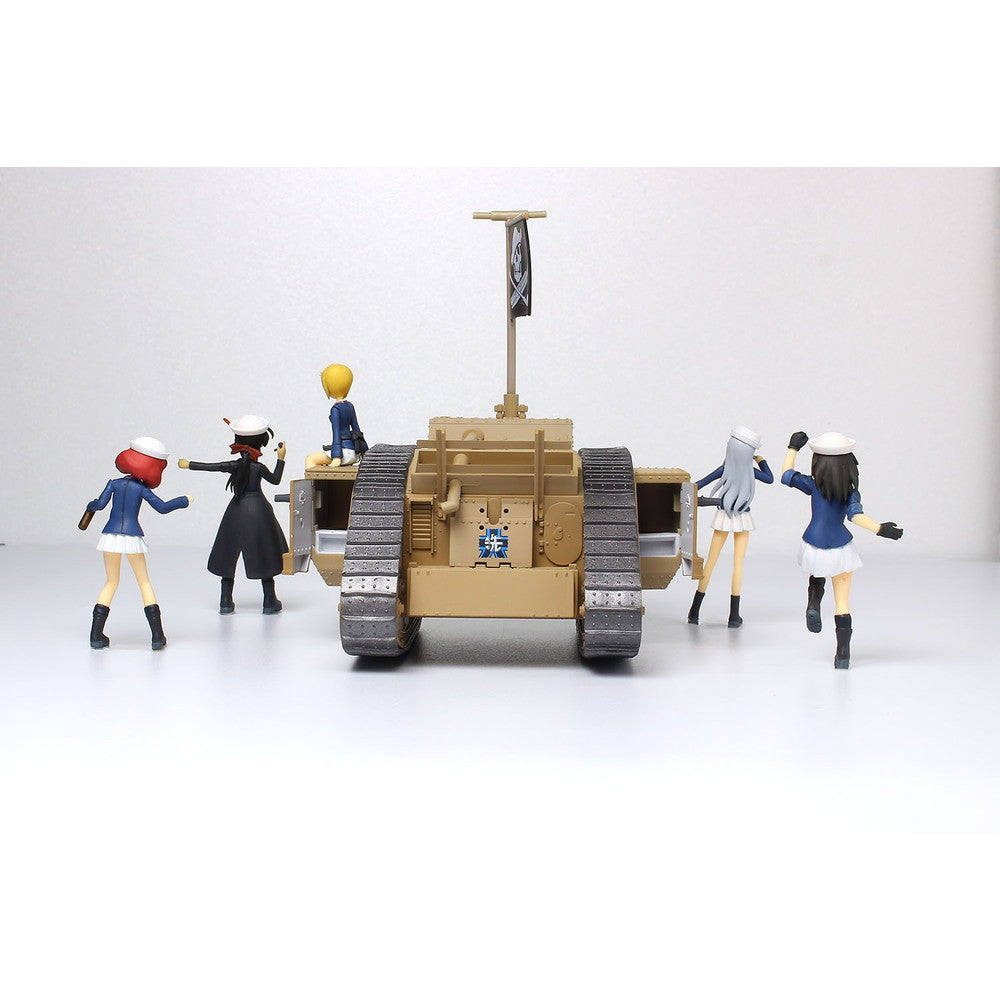 【予約安心出荷】[FIG] (再販) デフォルメMk.IV戦車 塗装済み完成品 + 1/35 サメさんチームフィギュアキット付き ガールズ&パンツァー 最終章 完成品 フィギュア(GPSP-9) プラッツ(2025年9月)