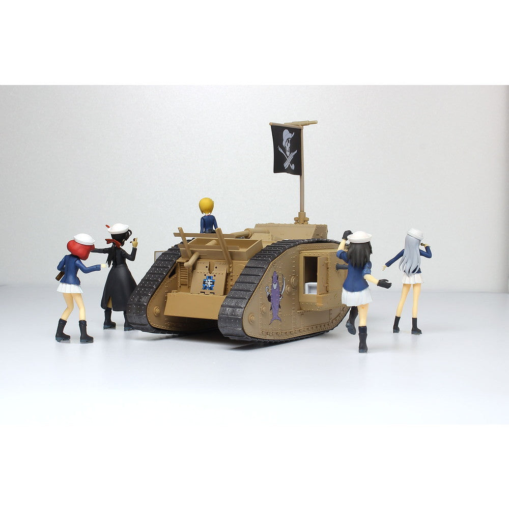 【予約安心出荷】[FIG] (再販) デフォルメMk.IV戦車 塗装済み完成品 + 1/35 サメさんチームフィギュアキット付き ガールズ&パンツァー 最終章 完成品 フィギュア(GPSP-9) プラッツ(2025年9月)