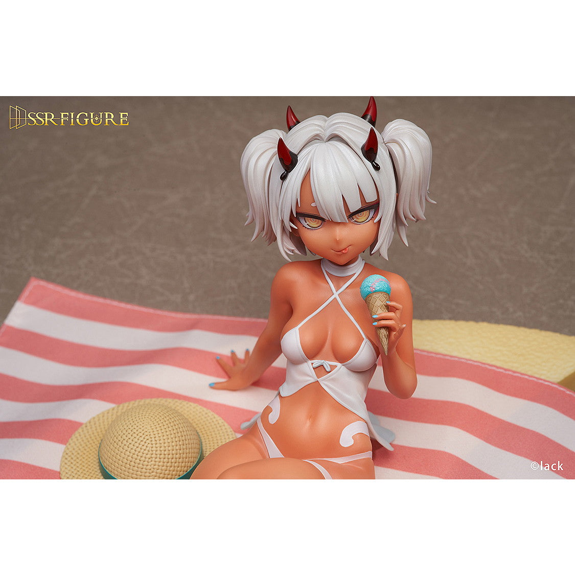 【予約安心出荷】[FIG] ポストカード付属 SSR FIGURE カフェインちゃん 夏Ver. 1/7 完成品 フィギュア SSR FIGURE(2026年7月)