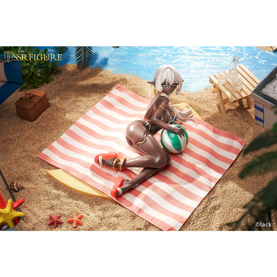 【予約安心出荷】[FIG] ポストカード付属 SSR FIGURE ダークエルフの踊り子さん 夏Ver. 1/7 完成品 フィギュア SSR FIGURE(2026年7月)