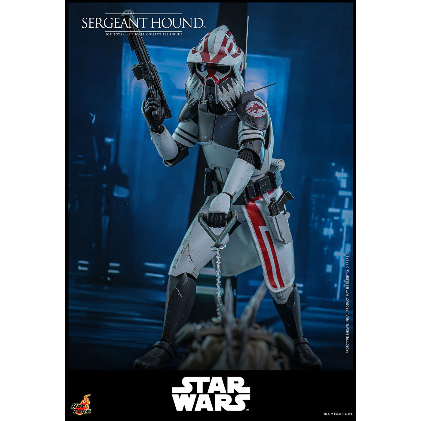 【予約安心出荷】[FIG] テレビ・マスターピース サージェント・ハウンド STAR WARS(スター・ウォーズ) クローン・ウォーズ 1/6 完成品 可動フィギュア(TM#167) ホットトイズ(2026年11月)