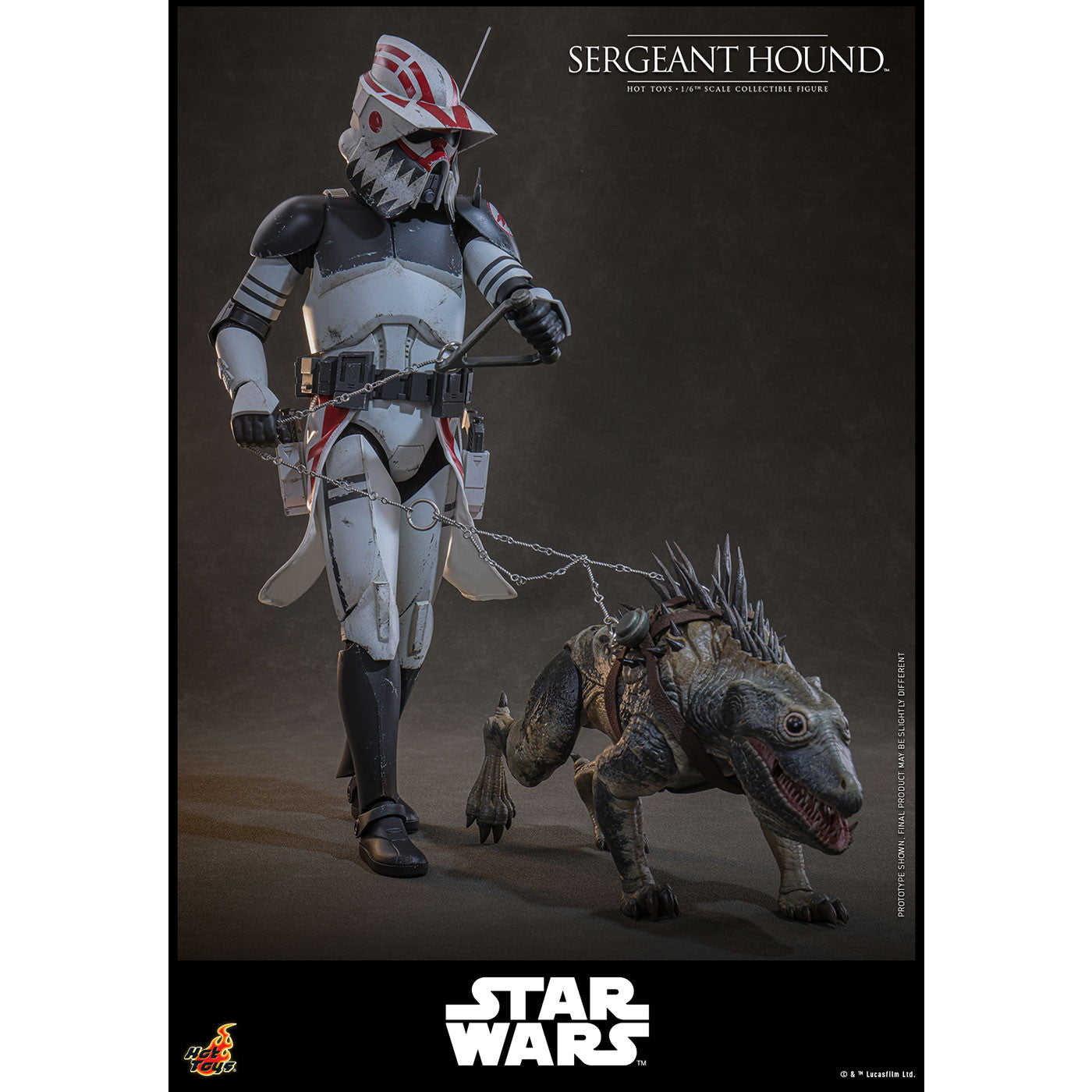 【予約安心出荷】[FIG] テレビ・マスターピース サージェント・ハウンド STAR WARS(スター・ウォーズ) クローン・ウォーズ 1/6 完成品 可動フィギュア(TM#167) ホットトイズ(2026年11月)