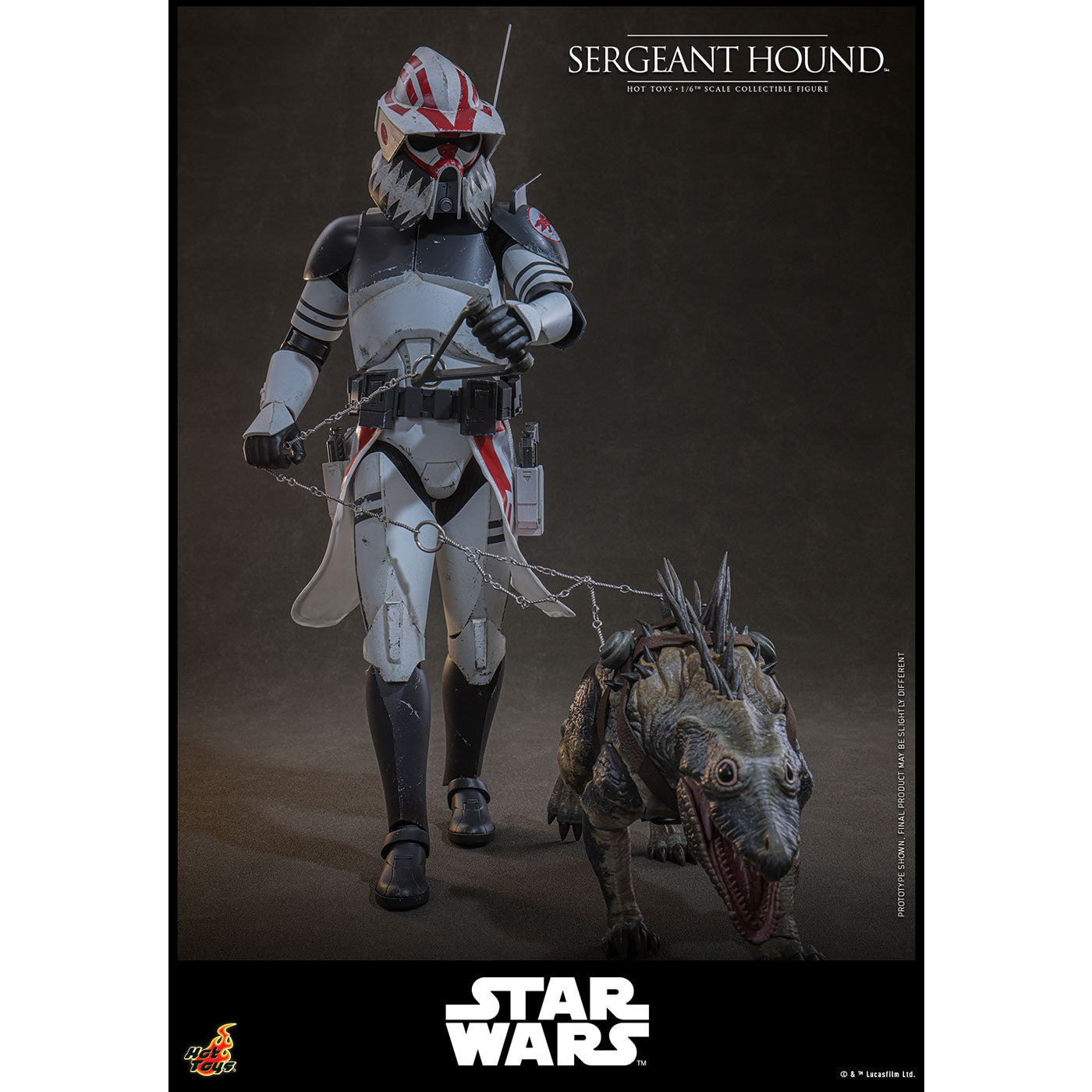 【予約安心出荷】[FIG] テレビ・マスターピース サージェント・ハウンド STAR WARS(スター・ウォーズ) クローン・ウォーズ 1/6 完成品 可動フィギュア(TM#167) ホットトイズ(2026年11月)