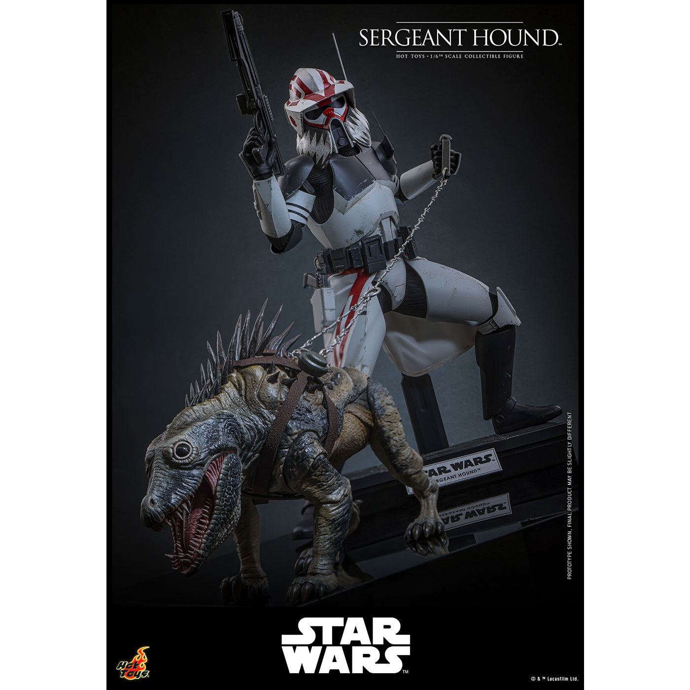【予約安心出荷】[FIG] テレビ・マスターピース サージェント・ハウンド STAR WARS(スター・ウォーズ) クローン・ウォーズ 1/6 完成品 可動フィギュア(TM#167) ホットトイズ(2026年11月)