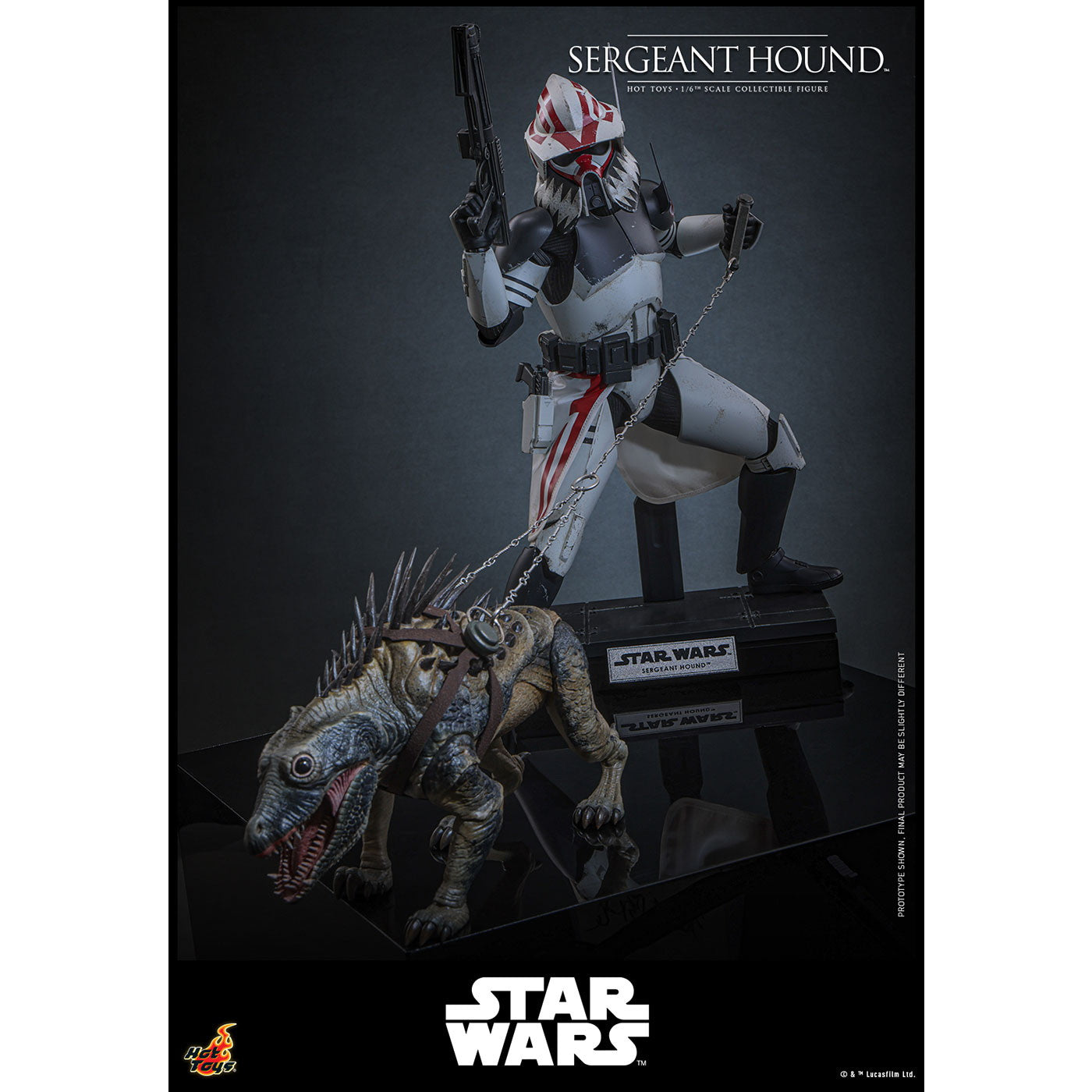 【予約安心出荷】[FIG] テレビ・マスターピース サージェント・ハウンド STAR WARS(スター・ウォーズ) クローン・ウォーズ 1/6 完成品 可動フィギュア(TM#167) ホットトイズ(2026年11月)