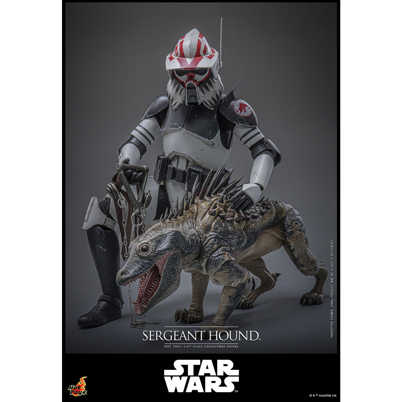 【予約安心出荷】[FIG] テレビ・マスターピース サージェント・ハウンド STAR WARS(スター・ウォーズ) クローン・ウォーズ 1/6 完成品 可動フィギュア(TM#167) ホットトイズ(2026年11月)