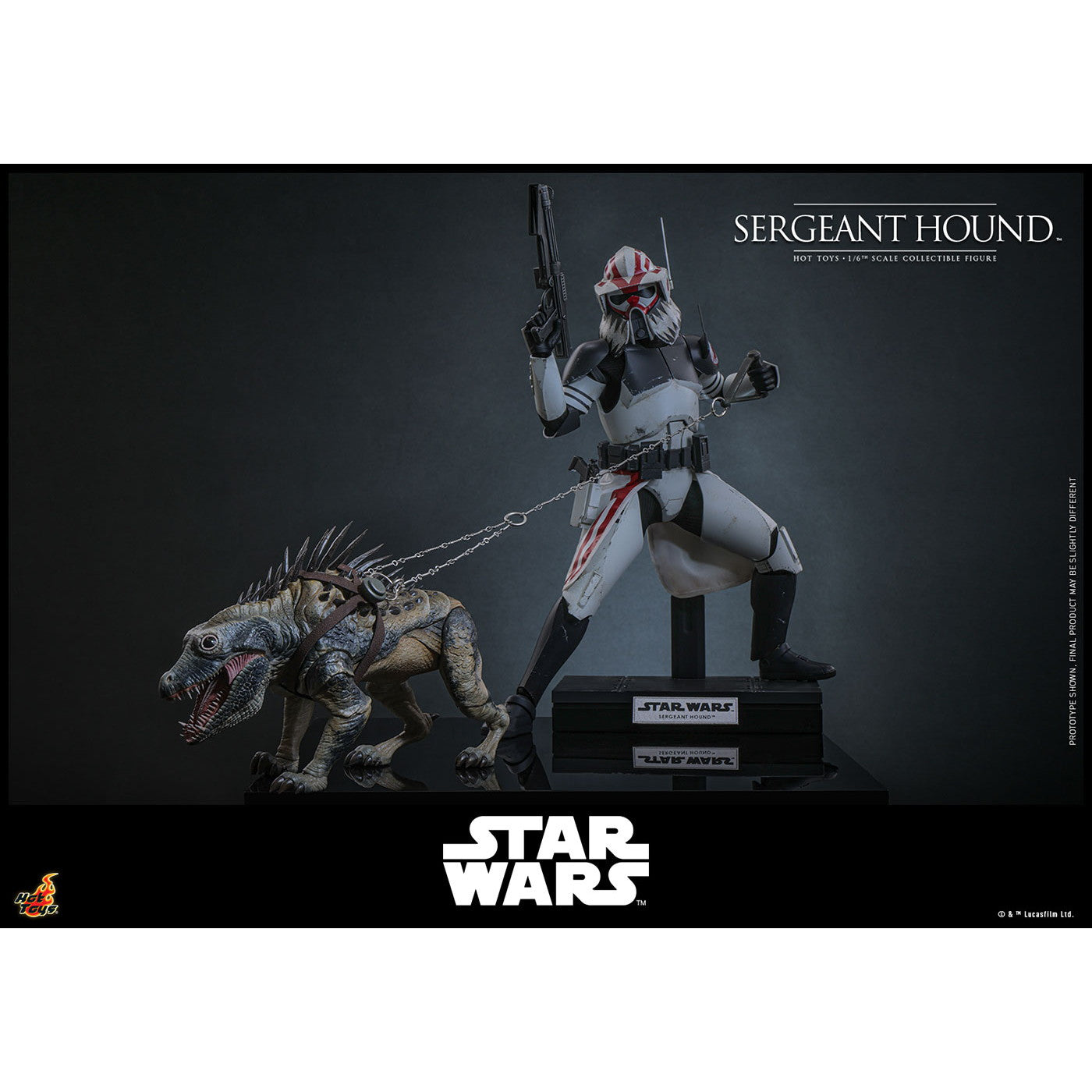 【予約安心出荷】[FIG] テレビ・マスターピース サージェント・ハウンド STAR WARS(スター・ウォーズ) クローン・ウォーズ 1/6 完成品 可動フィギュア(TM#167) ホットトイズ(2026年11月)