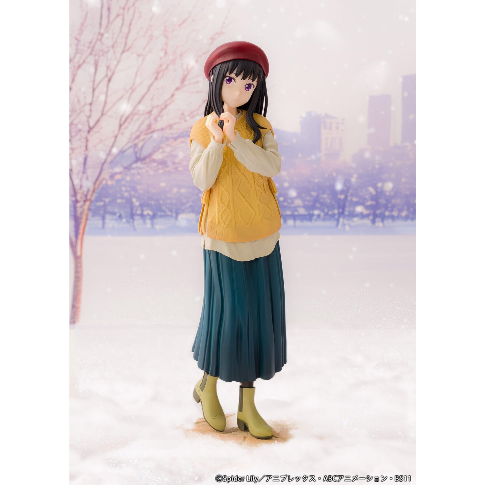 【予約安心出荷】[FIG] 井ノ上たきな(いのうえたきな) 冬服ver. TVアニメ『リコリス・リコイル』 1/7 完成品 フィギュア PROOF(プルーフ)(2026年3月)