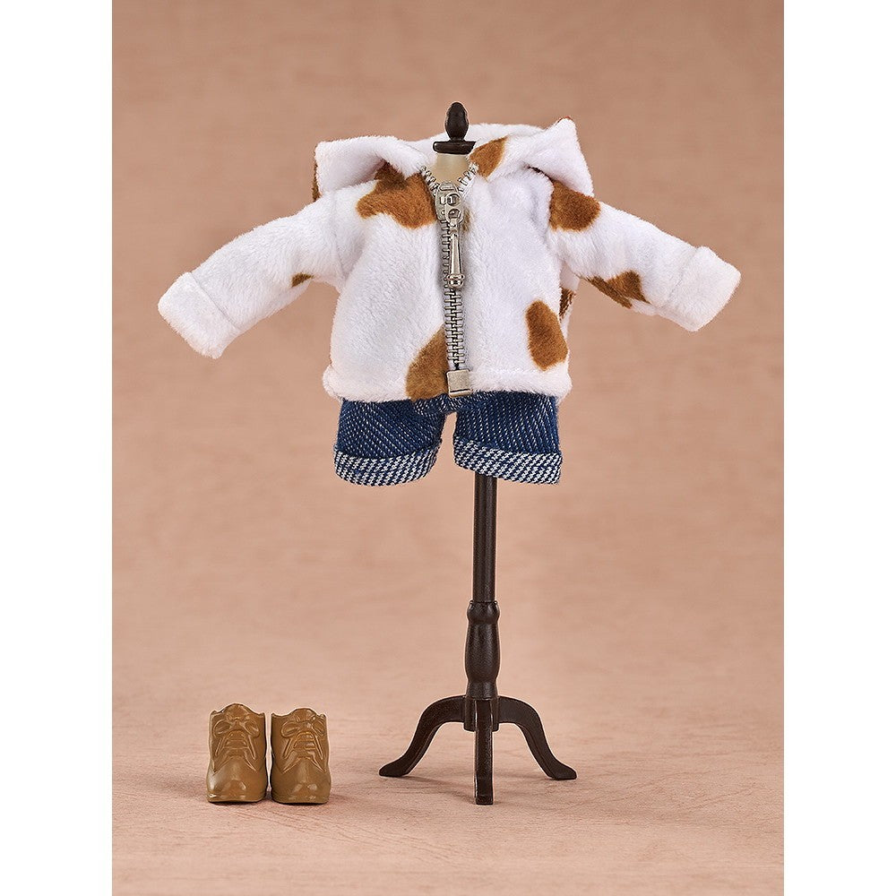 【新品】【お取り寄せ】[FIG] ねんどろいどどーる おようふくセット 動物パーカー コーヒーミルク フィギュア用アクセサリ グッドスマイルアーツ上海(20260618)