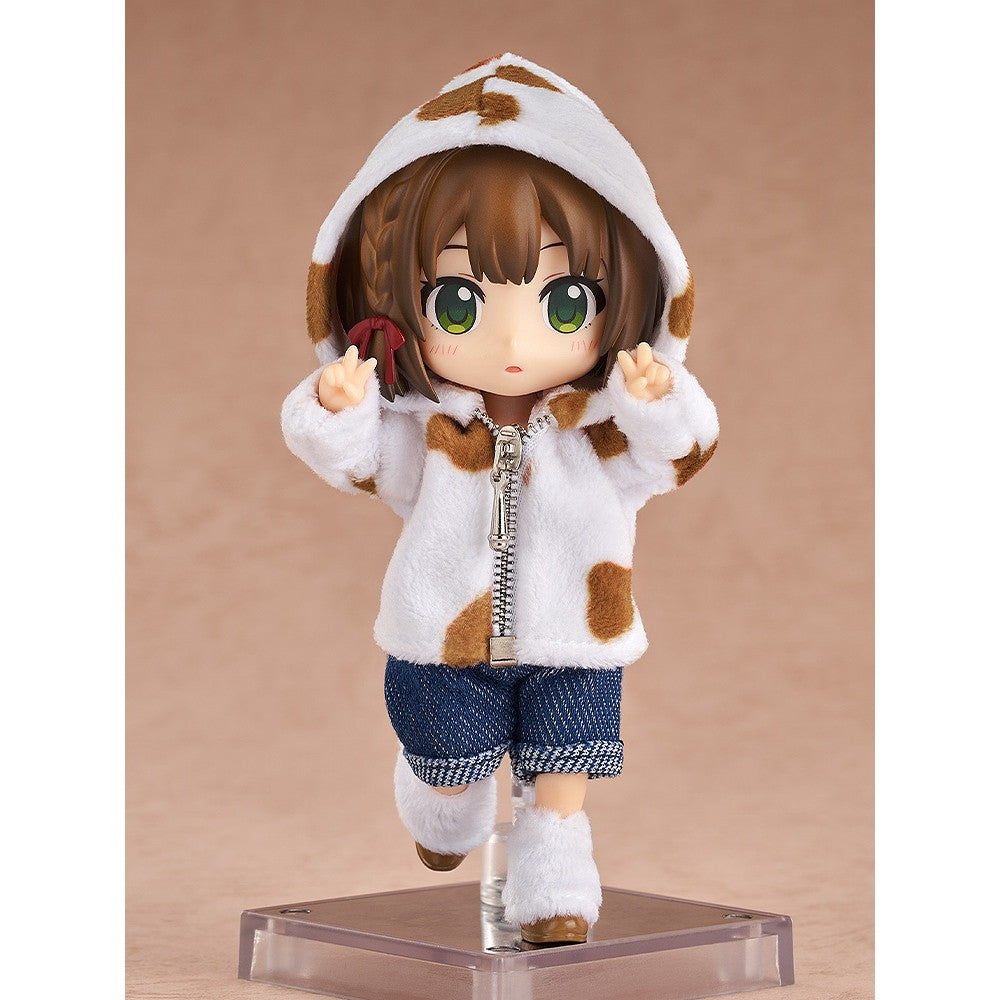 【新品】【お取り寄せ】[FIG] ねんどろいどどーる おようふくセット 動物パーカー コーヒーミルク フィギュア用アクセサリ グッドスマイルアーツ上海(20260618)