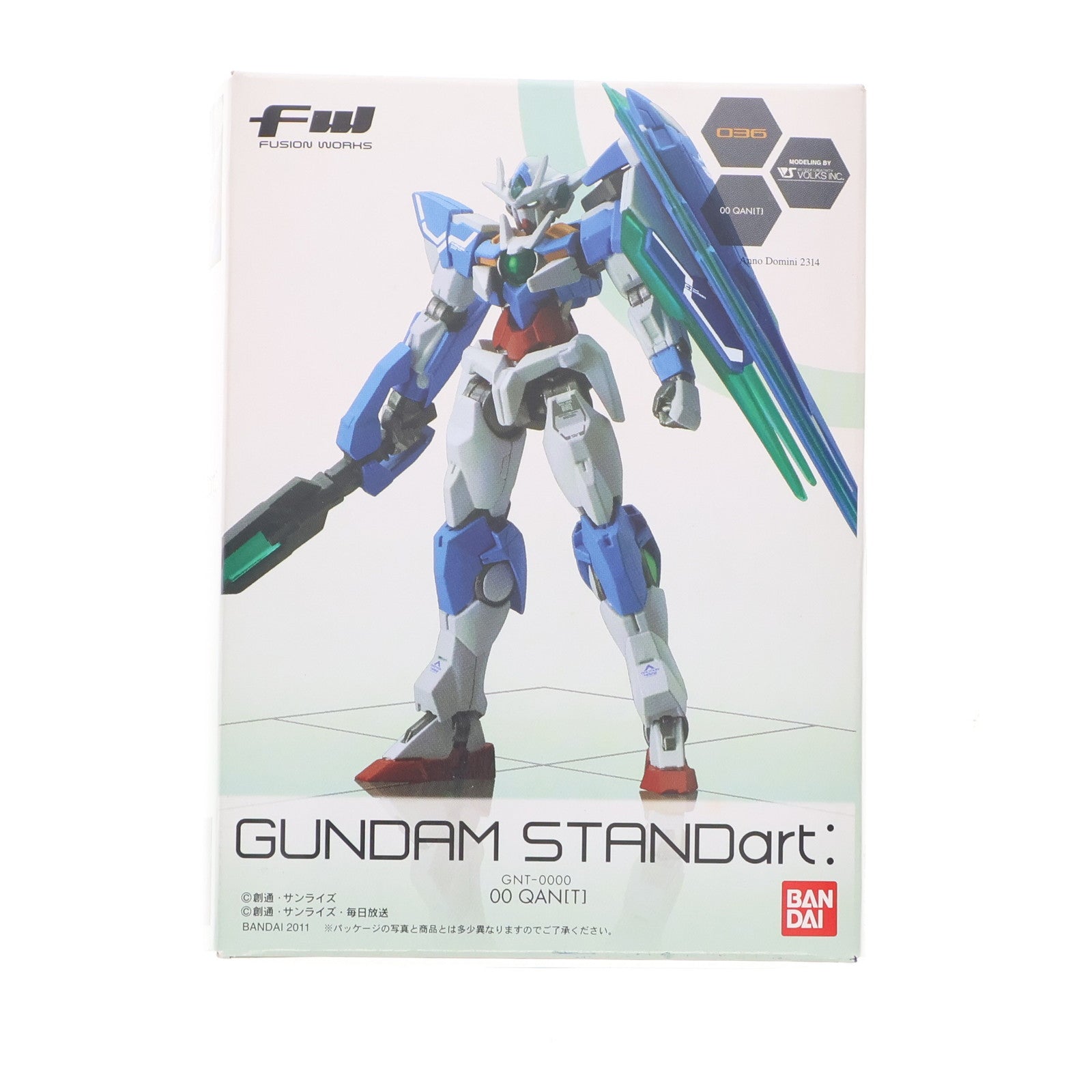 【中古即納】[FIG] (単品)(食玩) ダブルオークアンタ FW GUNDAM STANDart:10 劇場版 機動戦士ガンダム00(ダブルオー) -A wakening of the Trailblazer- フィギュア バンダイ(20110726)