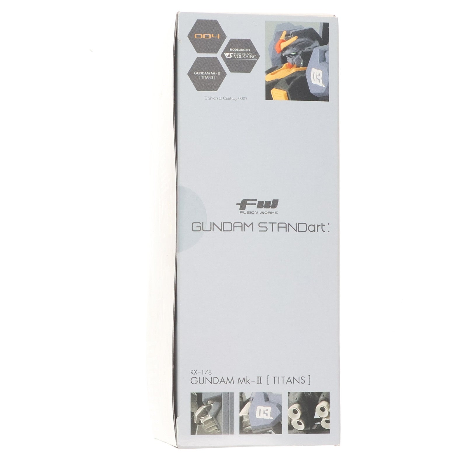 【中古即納】[FIG] (単品)(食玩) RX-178 ガンダムMk-II(ティターンズ) FW GUNDAM STANDart:1 機動戦士Zガンダム フィギュア バンダイ(20071119)