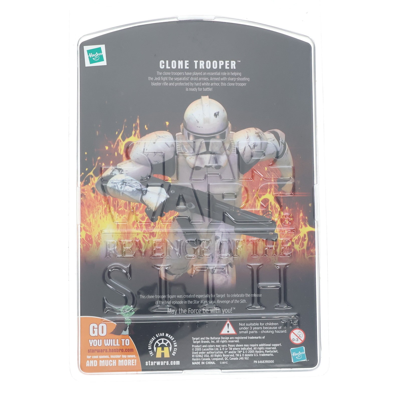 【中古即納】[FIG] スター・ウォーズ ベーシックフィギュア クローン・トルーパー STAR WARS エピソード3/シスの復讐 完成品 可動フィギュア ハズブロ(19991231)