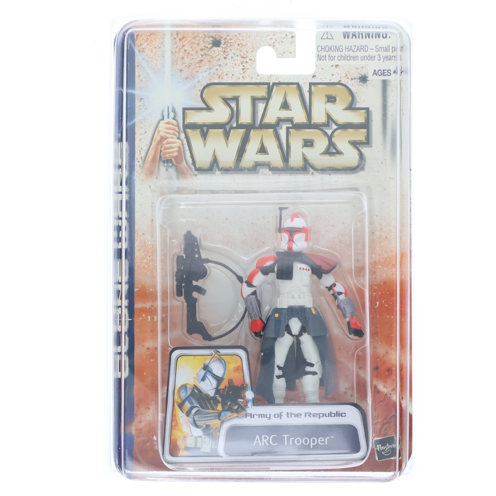 【中古即納】[FIG] ARC Trooper(レッド) STAR WARS(スター・ウォーズ) エピソード2/クローンの攻撃 完成品 可動フィギュア ハズブロ(20030101)
