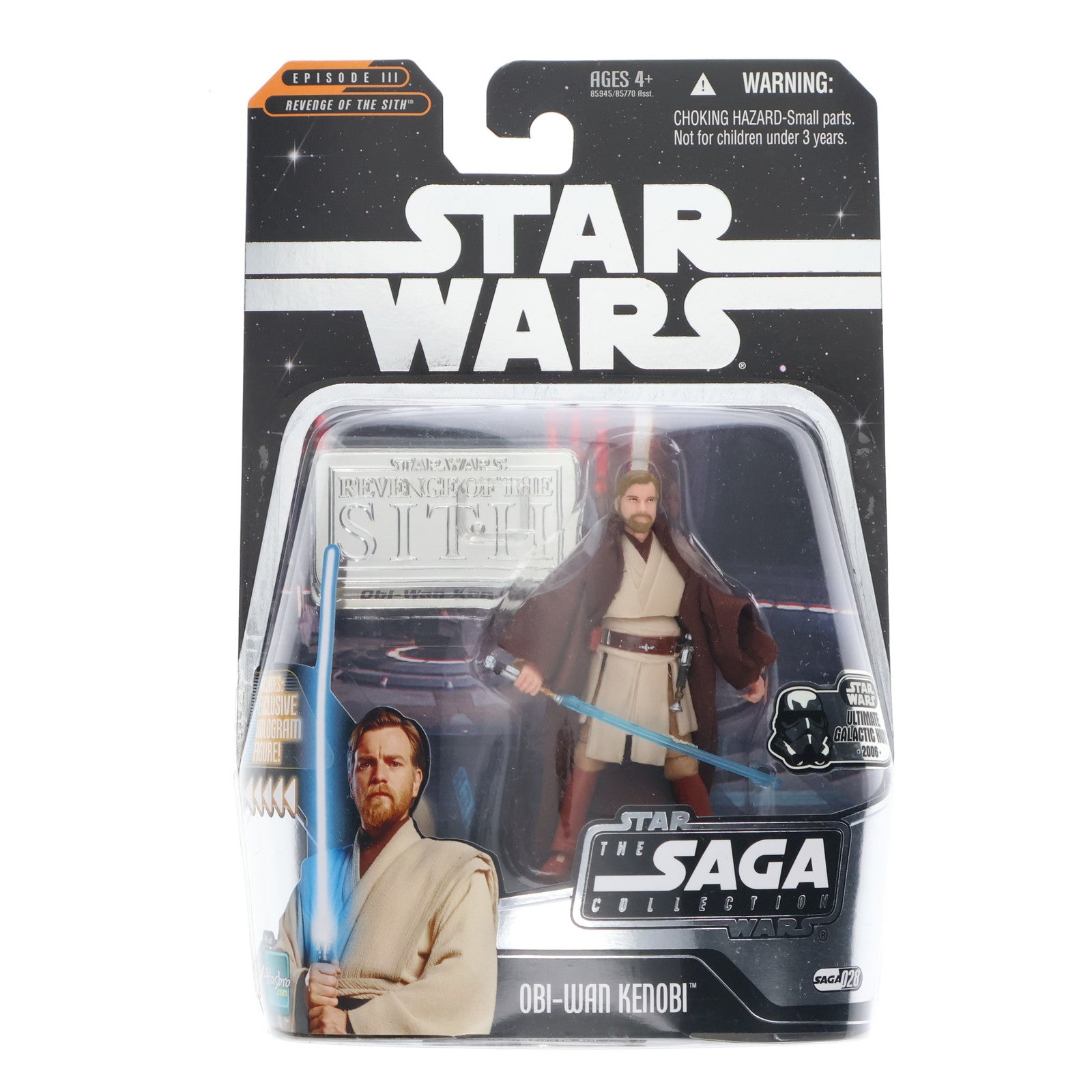 【中古即納】[FIG] ULTIMATE GALACTIC HUNT(アルティメット・ギャラクティック・ハント) 2006 The Saga Collection #28 OBI-WAN KENOBI(オビ=ワン・ケノービ) STAR WARS(スター・ウォーズ) エピソード3/シスの復讐 完成品 可動フィギュア ハズブロ(20060101)