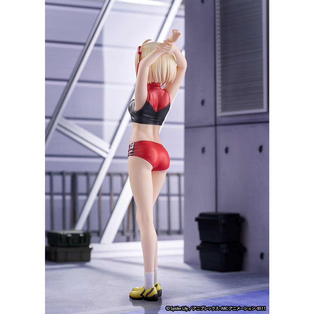 【中古即納】[FIG] 錦木千束(にしきぎちさと) トレーニングウェア TVアニメ「リコリス・リコイル」 1/7 完成品 フィギュア キューズQ(20260531)