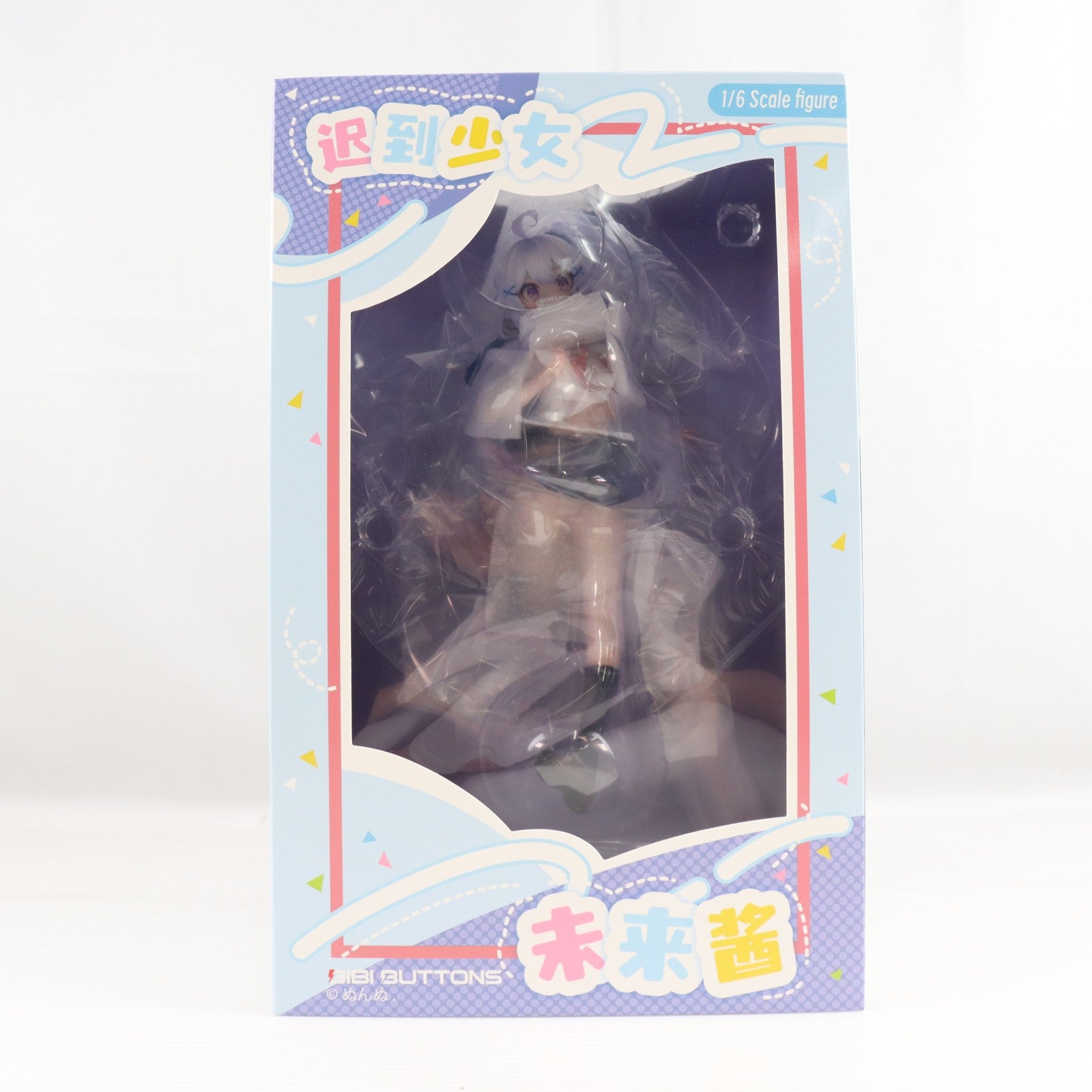 【中古即納】[FIG] しおり&タペストリー付属 未来ちゃん 遅刻寸前パンチラ 豪華版 1/6 完成品 フィギュア Bibi Buttons(20250930)