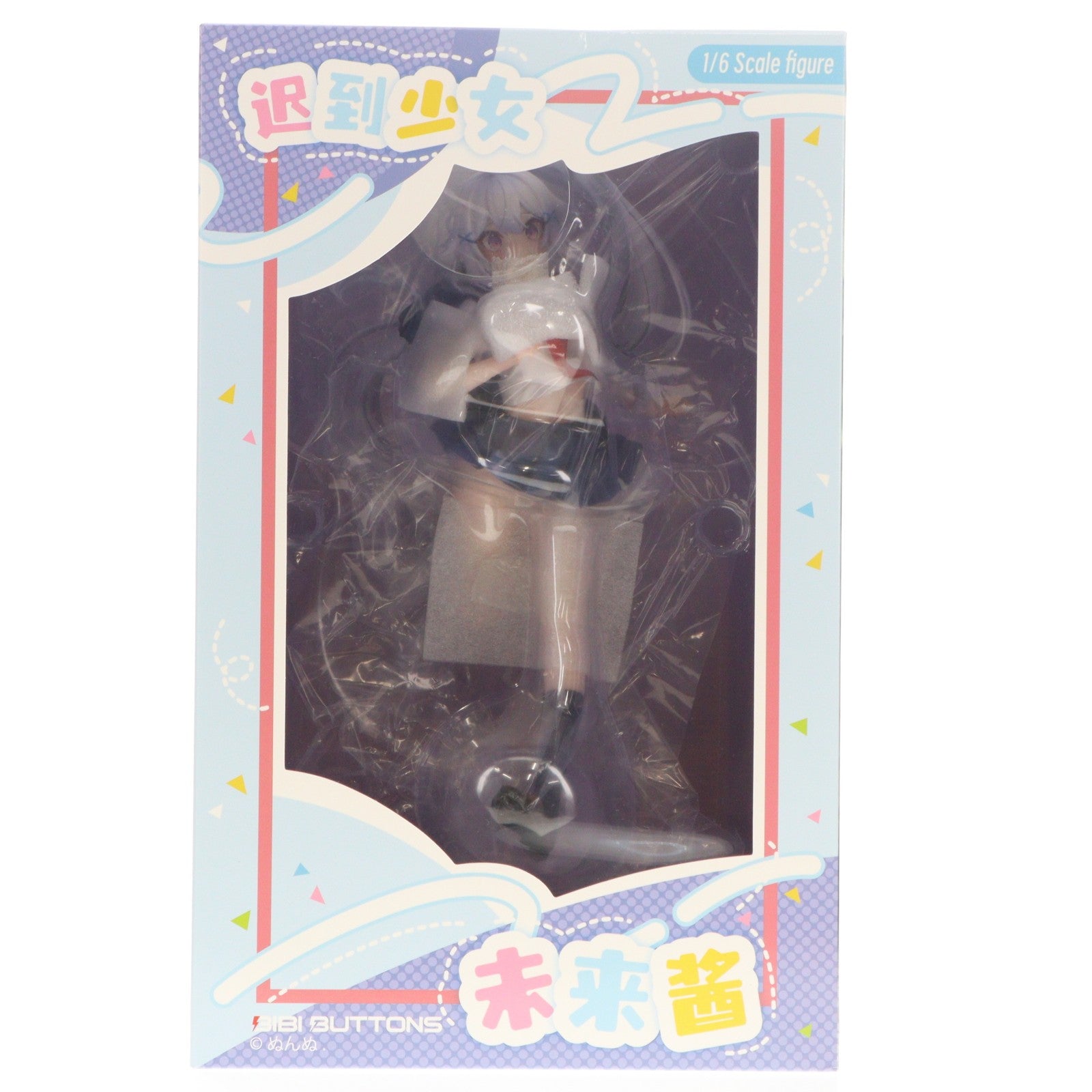 【中古即納】[FIG] しおり&タペストリー無し 未来ちゃん 遅刻寸前パンチラ 豪華版 1/6 完成品 フィギュア Bibi Buttons(20250930)