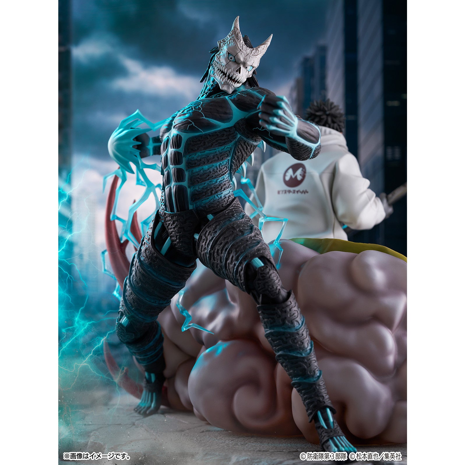 【予約安心出荷】[FIG] 怪獣8号&日比野カフカ(ひびのかふか) 1/7 完成品 フィギュア CyberZ(2027年1月)
